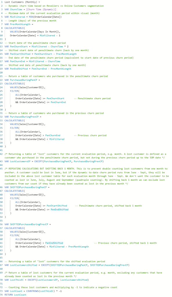 Implementing a Customer Churn Analysis (Attrition Modelling) with DAX ...